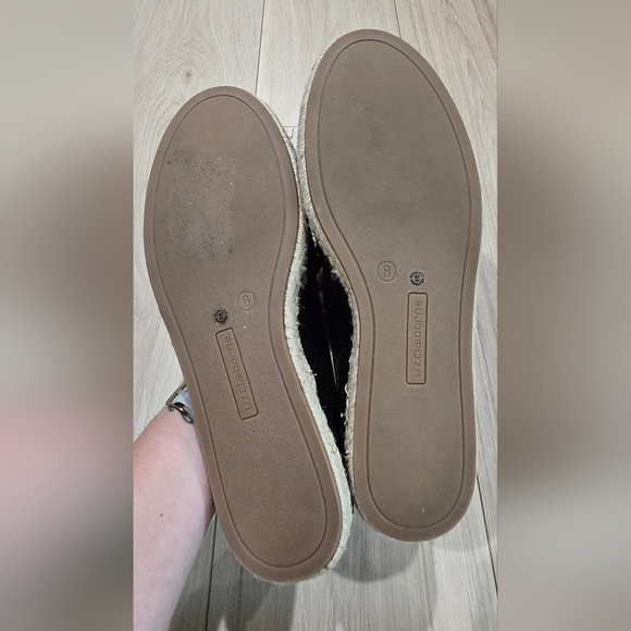 Liz Claiborne LC Marta Black Quilted Slip-On Loafers NWOB - Picture 7 of 7